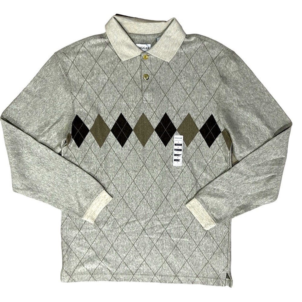 Haggar Collared Pullover Shirt